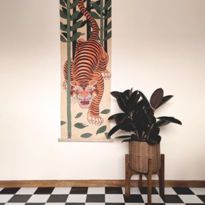 Tiger hanging artwork