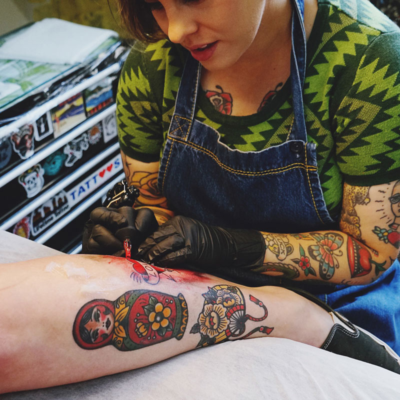 Female tattoo artistFine Art Tattoo Shop In Melbourne